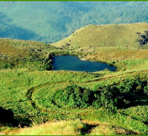 The Lake on the way to Chembra Peak