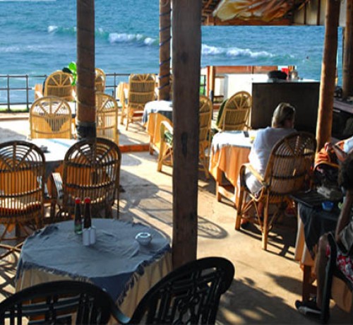 Dining venue by the beach