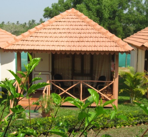 Close view of cottage