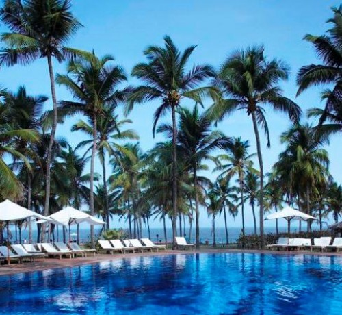 Bird's eye view of pool