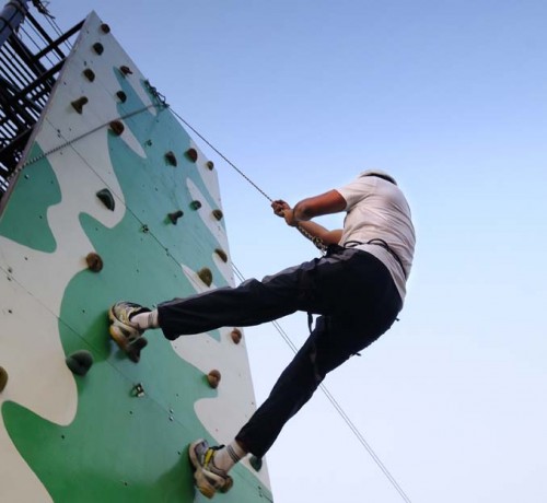 Rock Wall Climbing