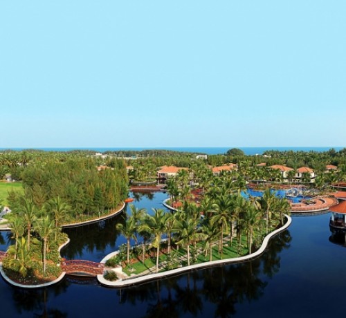 Distant View of the Resort