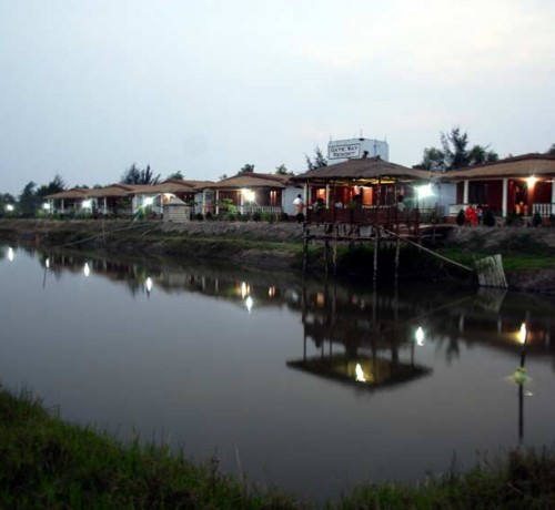 Cottage View at Night