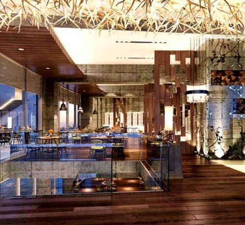 Plush Restaurant Interior Plush Restaurant Interior