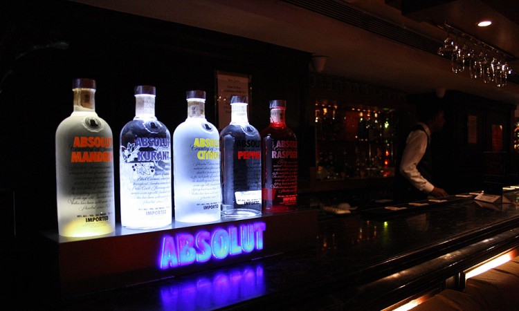 Bar at the hotel