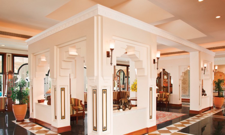 Trident Jaipur lobby reception Trident Jaipur lobby reception