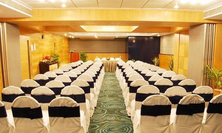 A distant view of the conference room