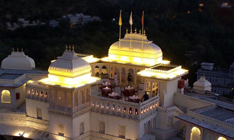 The top terrace