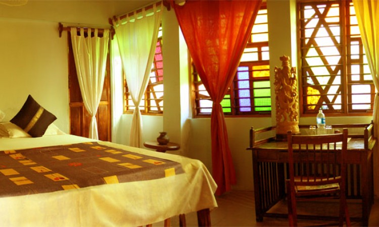 Garden view room