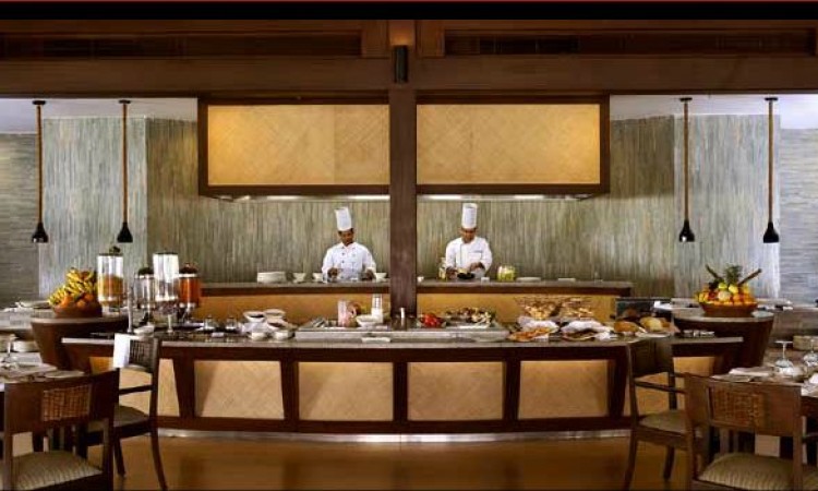 Chefs busy at preparations