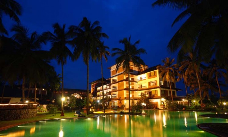 Night Pool View