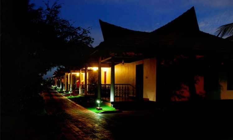 Cottage View at Night