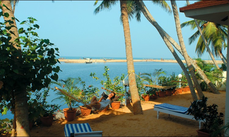 Relaxing at the resort Relaxing at the resort
