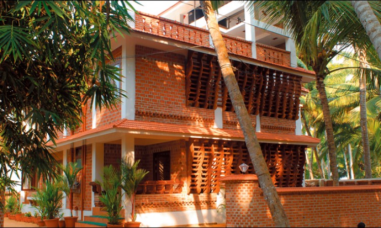 Side view of the resort Side view of the resort