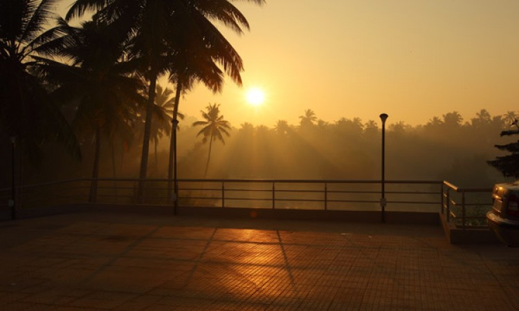 Dawn by the deck
