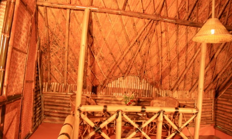 Inside view of the Bamboo Tree House Inside view of the Bamboo Tree House