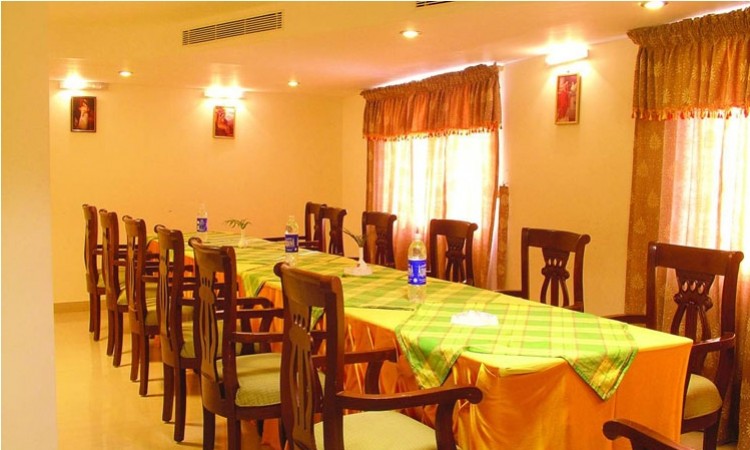 Decorated dining area