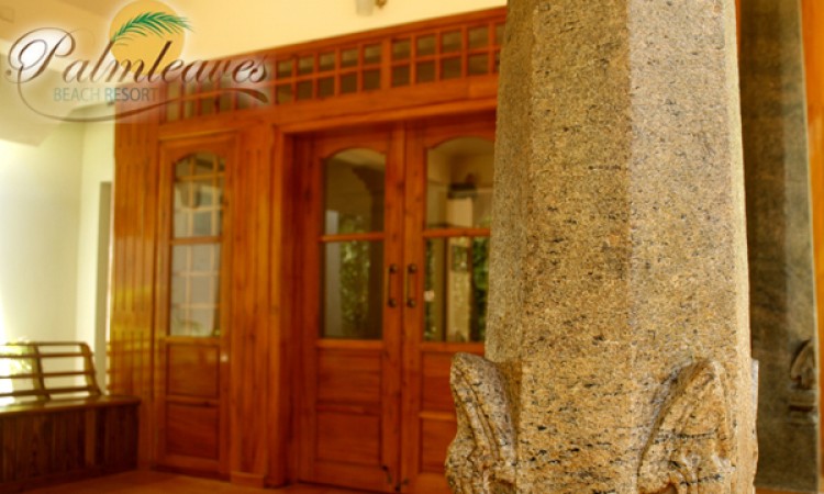 Stone carved pillar