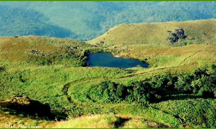 The Lake on the way to Chembra Peak