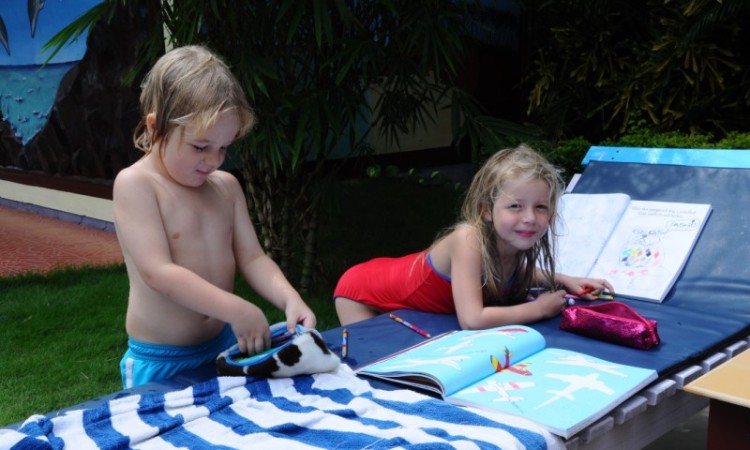 Kids enjoying