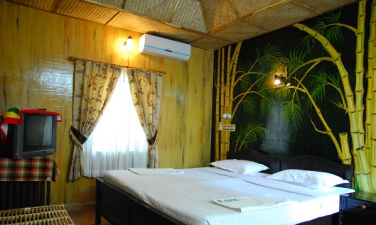 Decorated room