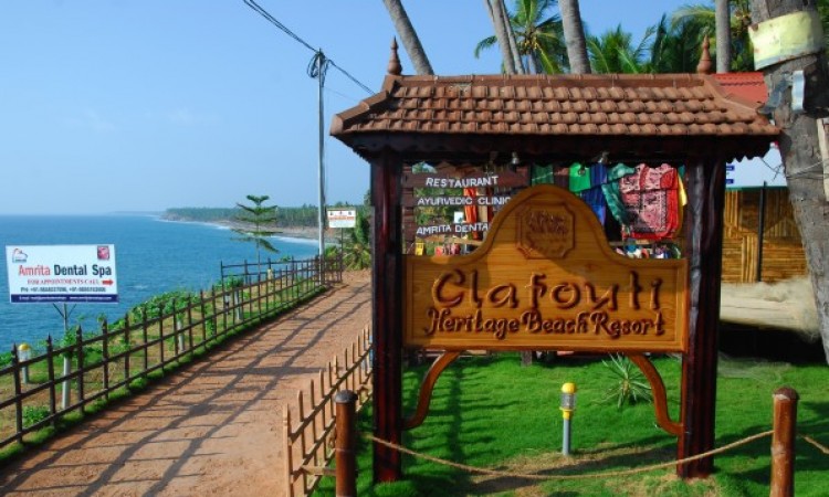 The resort by the beach