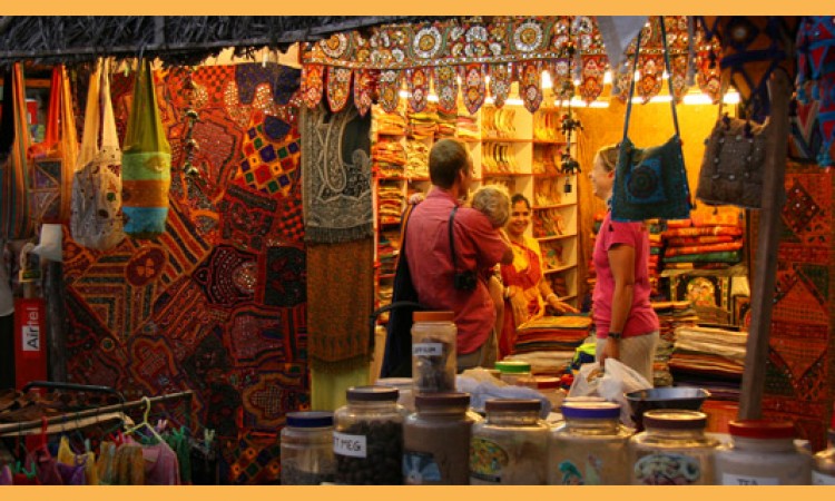 Shopping at Varkala