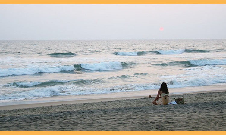 Tranquil sandy beach
