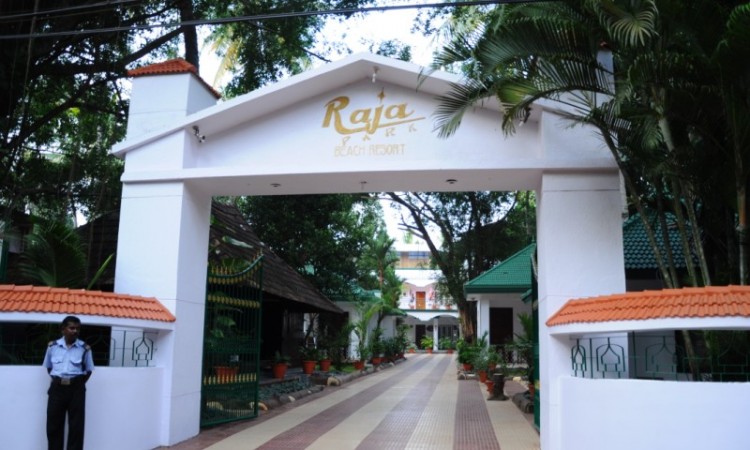 Entrance to the resort