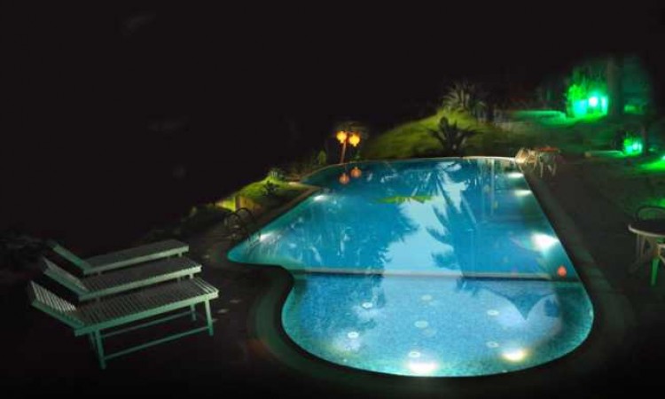 Swimming Poll by night Swimming Poll by night