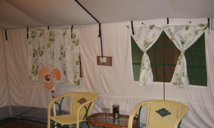 Tent-interior Tent-interior