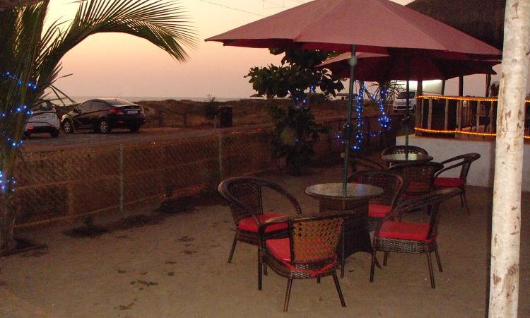 Outdoor Restaurant at Night Outdoor Restaurant at Night
