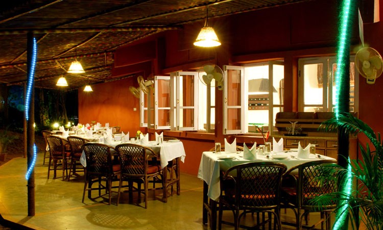 Outside dining Outside dining