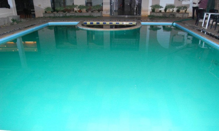 Sparkling water of pool Sparkling water of pool