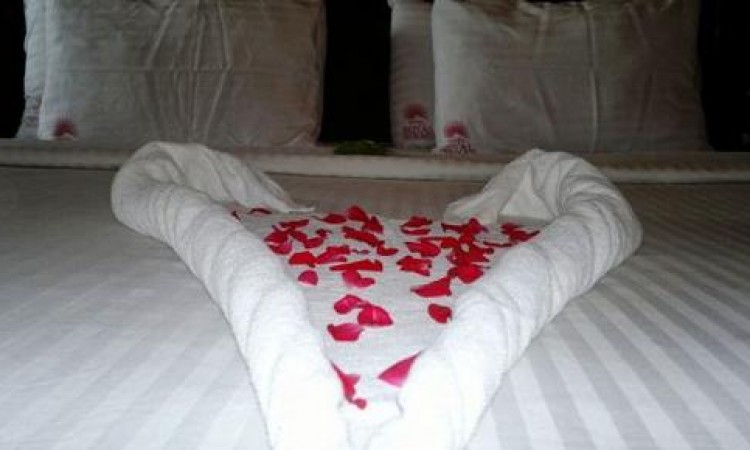 Decorated bed Decorated bed