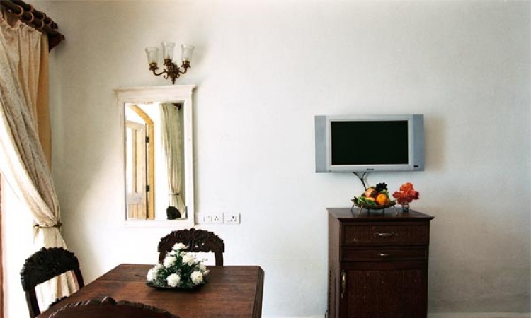 Dining area in room