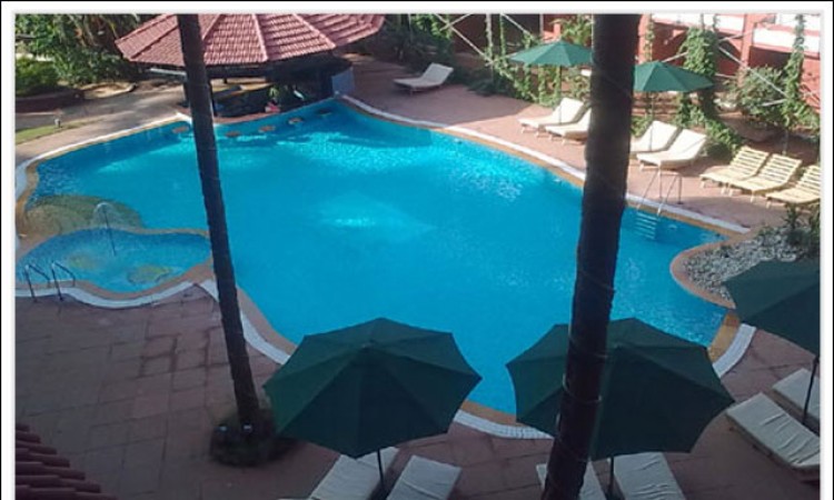 Over view of Hotel and Swimming pool