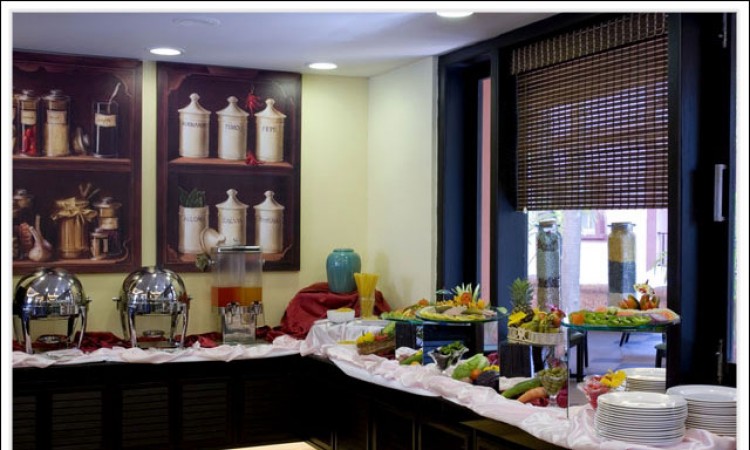 Café Baga - A Buffet setup