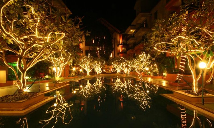 Pool by night Pool by night