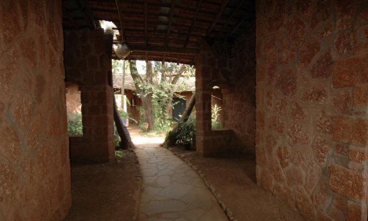 Courtyard Partly Roofed
