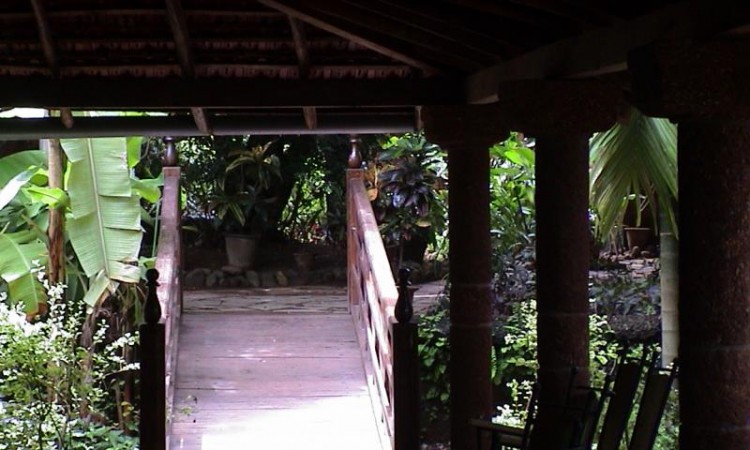 Bridge from Restaurant To Cottages