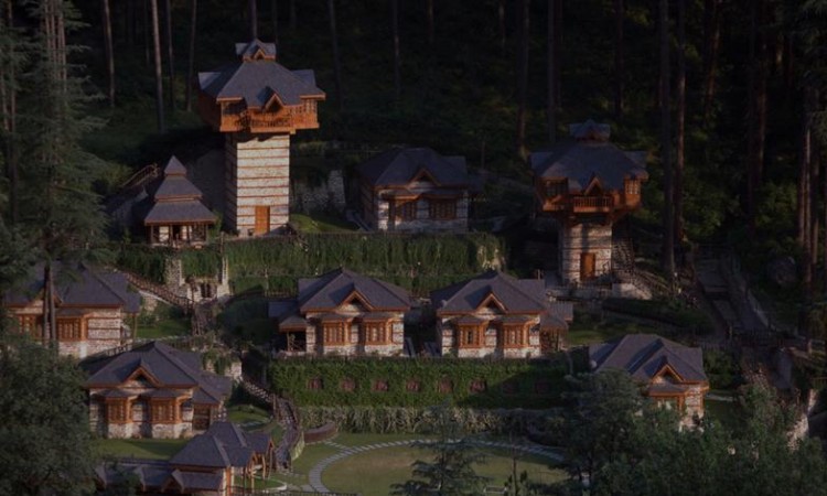 View of cottages