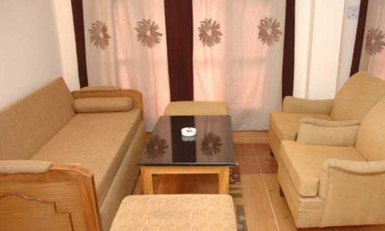Living area in cottages Living area in cottages