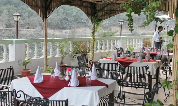 Terrace dining area