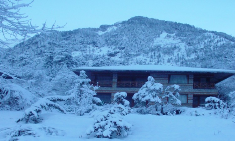 Resort Covered in Snow Resort Covered in Snow