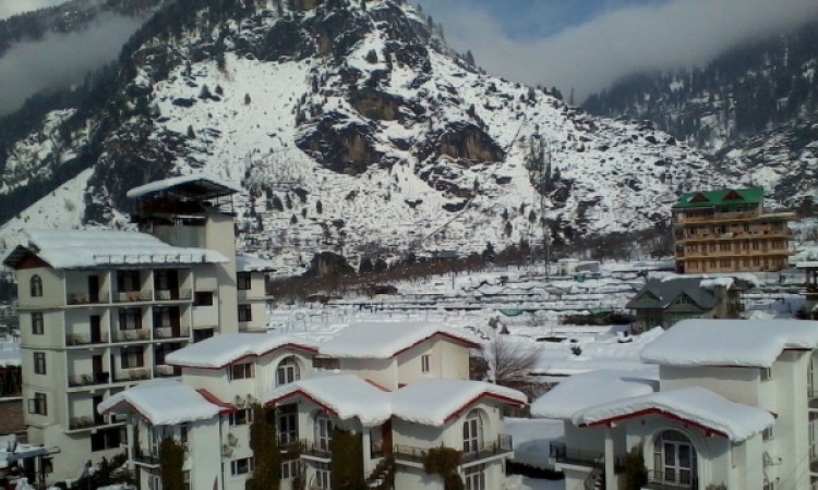Resort Covered in Snow Resort Covered in Snow