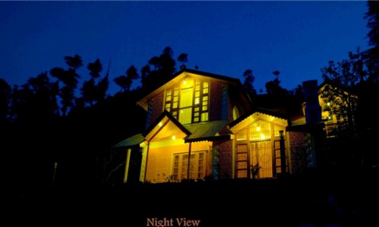 Night View of the Cottage