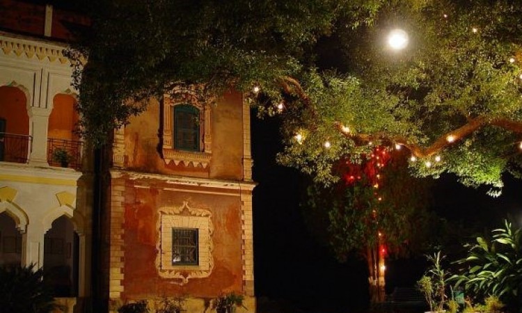 Country Manor House_ Night view