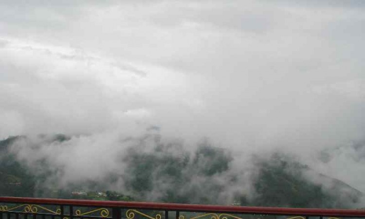 Clouds by the balcony Clouds by the balcony