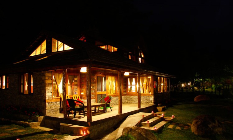 Villa at Night
